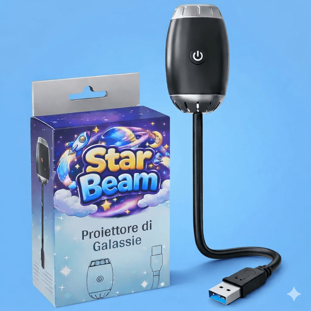 StarBeam™ Proiettore di Galassie USB - Star Beam